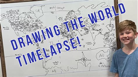 Drawing the World... from Memory! Geography YouTube