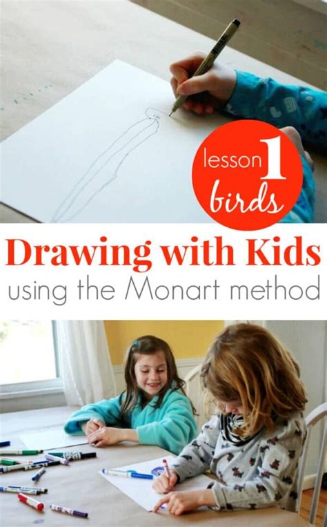 Drawing with Kids Using the Monart Method Lesson 1 Artful Parent
