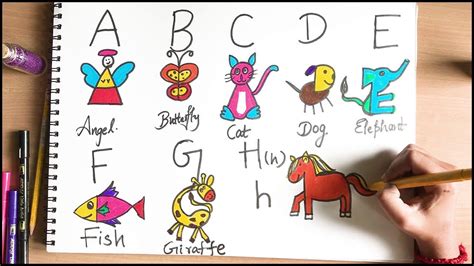 Download Drawing For Kids With Letters In Easy Steps Abc Cartooning For Kids And Learning How To Draw With The Alphabet By Rachel Goldstein