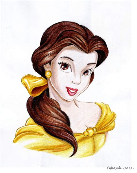 Drawings Of Belle The Princess