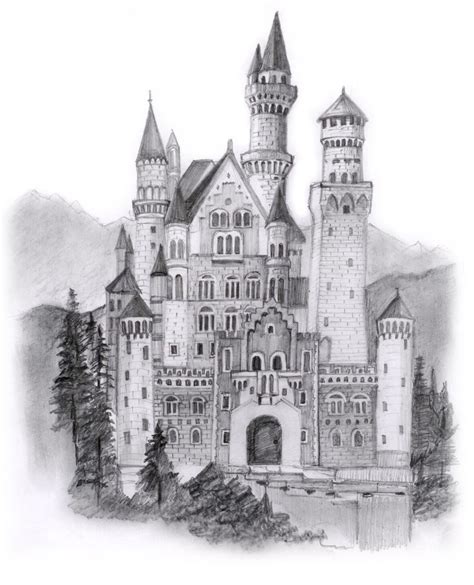 Drawings Of Castle