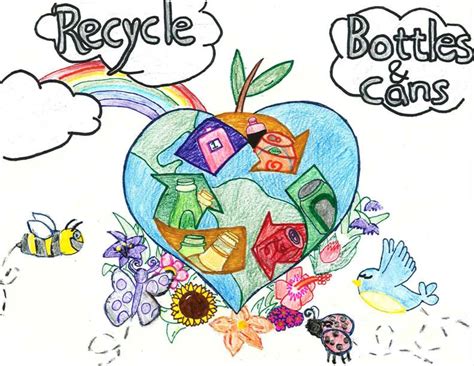 Drawings Of Recycling