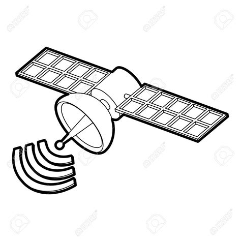 Drawings Of Satellites