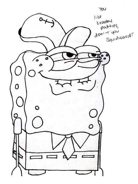 Drawings Of Spongebob