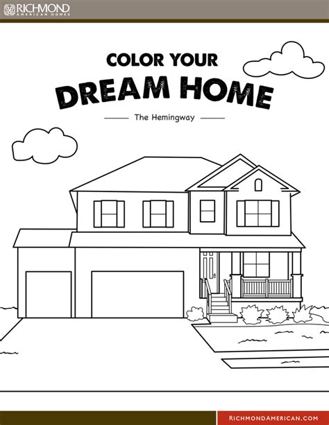 Dream Home Coloring Book