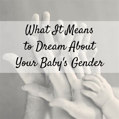 Dream about baby gender opposite - Dreams`opedia