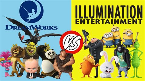 DreamWorks and Illumination Studios Teamed up! - YouTube