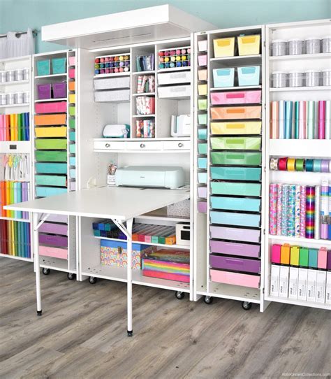 Dreambox cabinet. A Dreambox is a storage unit cabinet with shelves, drawers, hooks, and more to organize your craft items by storing them in a single coordinated space. With a … 