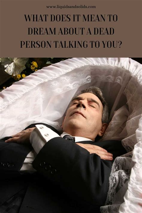 Dreaming of a dead person. Things To Know About Dreaming of a dead person. 