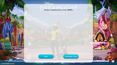 Dreamlight Valley Game Initialization Error 201, How to Fix Disney