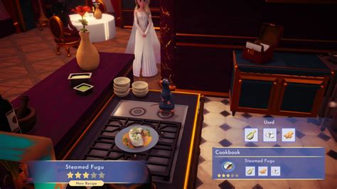 Cook up a storm with the ultimate Disney Dreamlight Valley recipe guide! This comprehensive guide lists all the meal recipes in Dreamlight Valley including all the ingredients you will need, how much energy you’ll get, and how much a specific meal sells for. ... Steamed Fugu: Fugu. Ginger. Garlic. 1,400 Coins: 3,668 Energy: Sweet and Sour .... 