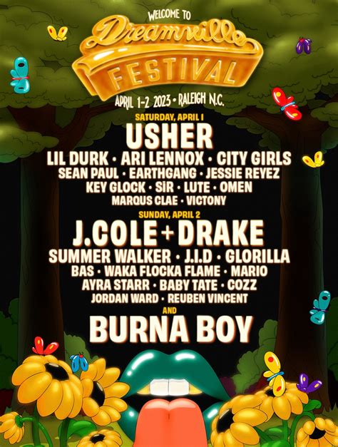 Dreamville festival. 1,244 likes, 67 comments - dreamvillefest on March 20, 2024: "Doing #DreamvilleFest this year with a big group? Wanna upgrade your MVP VIP experience and make it ... 