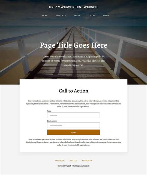 Dreamweaver Tutorial How to Build a Dreamweaver Website