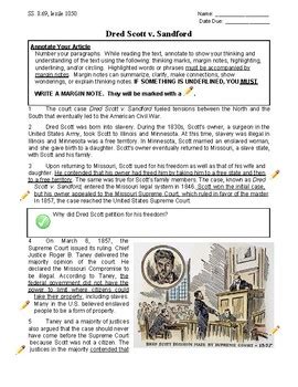 Dred scott v sandford icivics answer key. Sandford (1857) This mini-lesson covers the basics of the Supreme Court decision that determined Dred Scott, having lived in a free territory, was not entitled to his freedom. Students learn about the impact of the Court’s decision, and how it … 