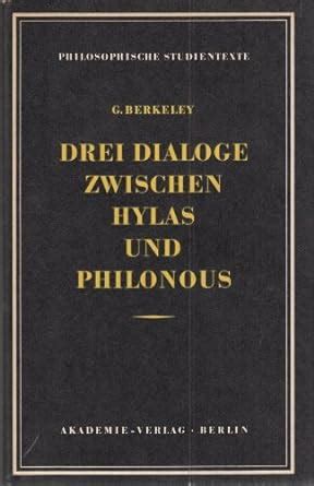 Drei dialoge zwischen hylas und philonous. - Henrico county first grade pacing guide.