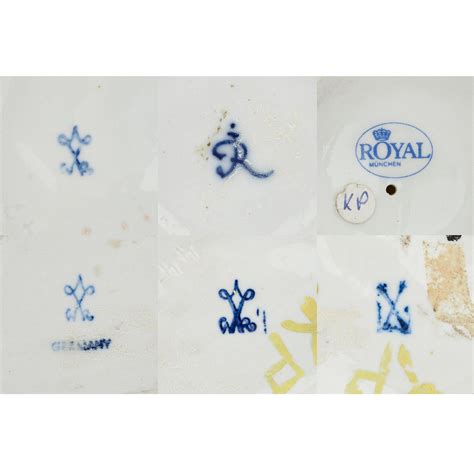 Dresden marks on porcelain. Approximately 1890, R. Grossbaum founded a small porcelain decoration business together with his sons. A year later he applied for registration of his company mark, but it took until November 21st 1892 before it was registered at the Königliches Amtsgericht zu Dresden (the Dresden district court) under registration №·341. Pieces from this ... 