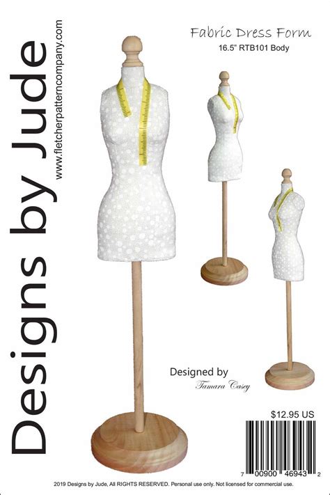Dress Form Pattern. PDF Sewing Pattern Of DIY Dress Form Etsy