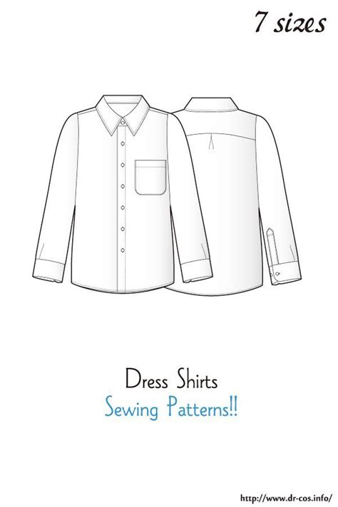 Dress Shirts Sewing Patterns DRCOS Patterns & How To Make