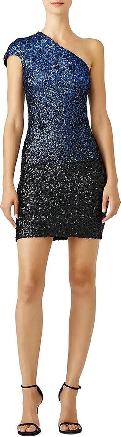 Dress The Population Ombré Sequin One Shoulder Bodycon Dress …