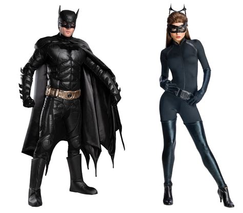 Dress Up as an Iconic Comic Book Duo with Catwoman and Batman Costumes