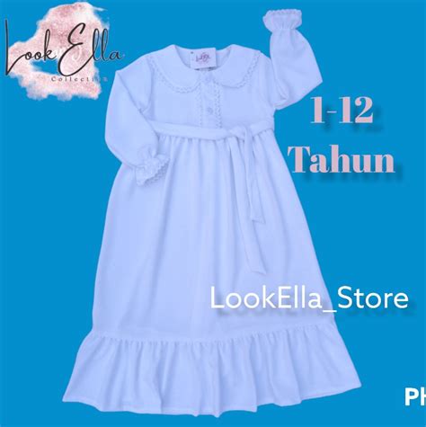 Dress putih anak permpuan 12 tahun harga termurah dan