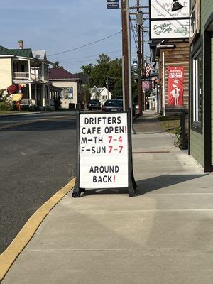 Drifters Cafe - Menu - Wardensville - Yelp