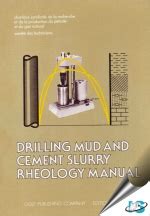 Drilling mud and cement slurry rheology manual. - Registratore vocale digitale olympus vn 5500pc manuale utente.