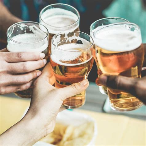 Drink beer. If you have high blood pressure, avoid alcohol or drink alcohol only in moderation. For healthy adults, that means up to one drink a day for women and up to two drinks a day for men. A drink is 12 ounces (355 milliliters) of beer, 5 ounces (148 milliliters) of wine or 1.5 ounces (44 milliliters) of 80-proof distilled spirits. 