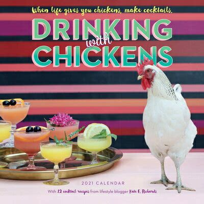 Read Online Drinking With Chickens Wall Calendar 2021 By Workman Publishing