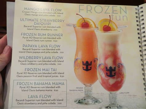 One of the things Royal Caribbean worked on during the 15 month shutdown was revamping its fleetwide beverage menu. Across Royal Caribbean's ships, the base menu for cocktails, mocktails, and low/no alcohol drinks has been updated. Rest assured, all of your favorite, typical vacation cocktails are still available, such as piña coladas .... 