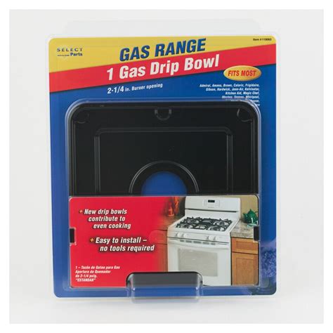Drip pans lowes. Universal Electric Range 6-in Drip Pan (Black) Model # L304430996. 75. Color: Black. • Fits specific brands of electric coil-element ranges including GE, hot point, ca and select Kenmore produced prior to 2004. • Includes one 6 in. porcelain drip bowl. • Black porcelain finish to coordinate with the accents on the range. 