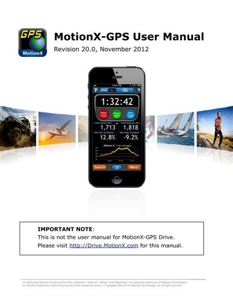 Drive Motionx Gps Manual