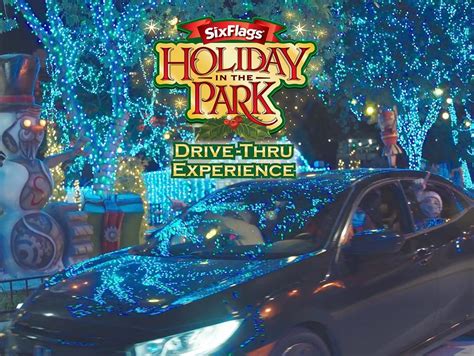 Drive-thru holiday lights experience coming to Six Flags Great America