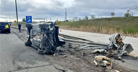 Driver, 27, charged after flipping vehicle in dangerous Hwy. 407 crash
