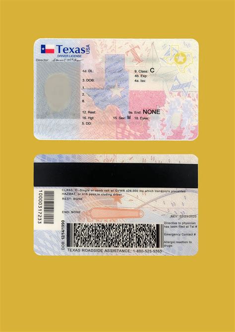 Driver License Templates
