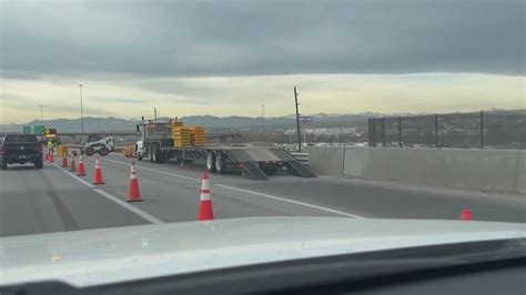 Driver crashes into CDOT worker on I-76