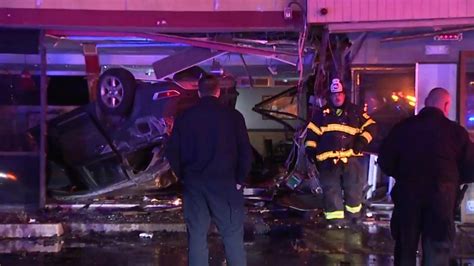 Driver expected to face charges in connection with crash into former restaurant in Saugus