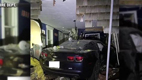 Driver faces charges after car slams into home in Hanover