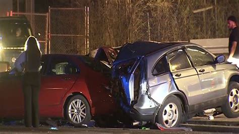 Driver facing charges after allegedly fleeing crash, hitting 8 parked cars in Boston