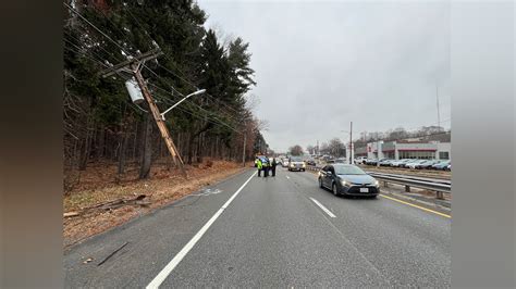 Driver killed after SUV goes off road in Wellesley, crashes through pole and into tree