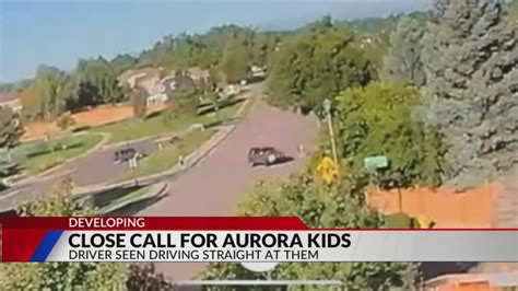 Driver nearly hits 20 children while leaving Aurora park