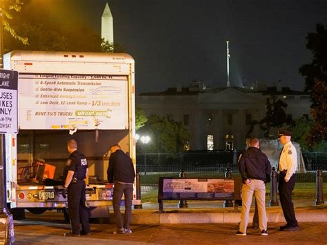 Driver of U-Haul who struck security barrier near White House arrested