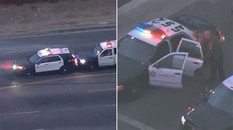 Driver of stolen vehicle in custody after wild chase on L.A. freeways and streets