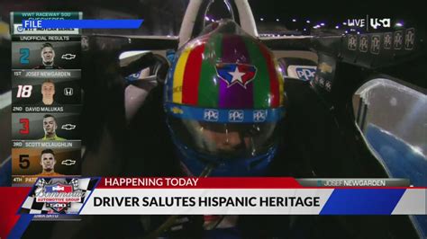 Driver saluting Hispanic heritage in 7th annual 'Bommarito Automotive Group 500' this Sunday