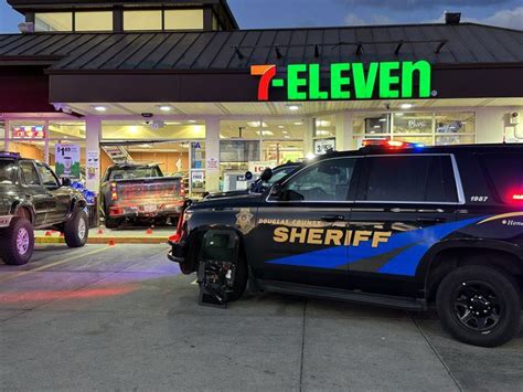 Driver shot after 40-mile police chase that ends with crash into 7-Eleven