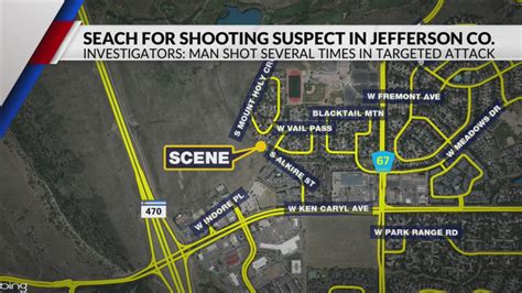 Driver shot at multiple times in 'random' Jeffco shooting