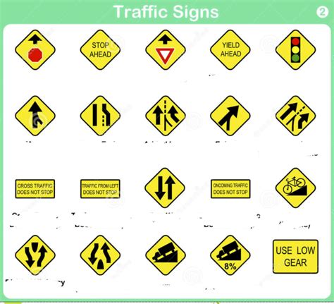 Driver signs quizlet. rectangle with lit yellow X. road entering from left. BUT FROM LEFT not right. proceed only after yielding to other vehicles/pedestrians. drivers may not turn right after stopping at red light. "NO TURN ON RED" in rectangle. drivers may not overtake other vehicles. stop until light changes. RED LIGHT. 