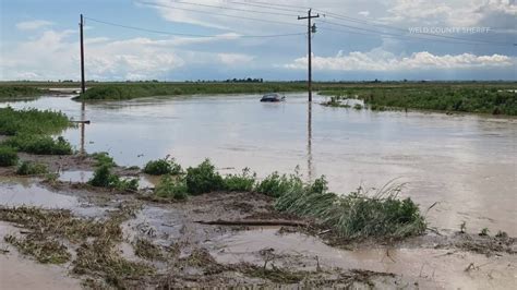 Driver swept away by floodwaters in Weld County dies after driving past road closure