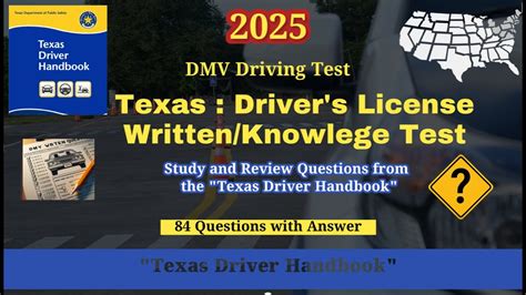 Drivers Texas Handbook 85 Answers Questions