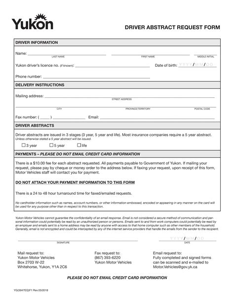 Drivers abstract request form Fill out & sign online DocHub